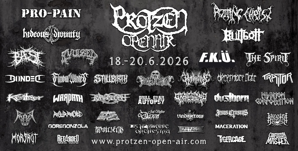 Du betrachtest gerade PROTZEN OPEN AIR –  2026 mit PRO-PAIN , ROTTING CHRIST, BLUTTGOTT u.v.m.