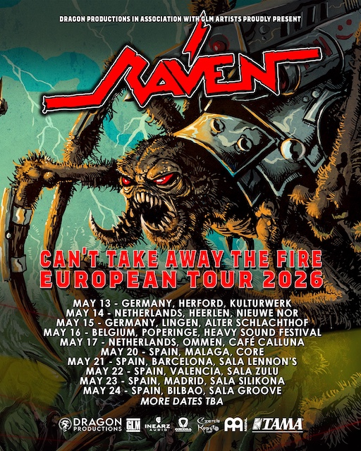 Du betrachtest gerade RAVEN – “Can’t Take Away The Fire“ Tour im Mai