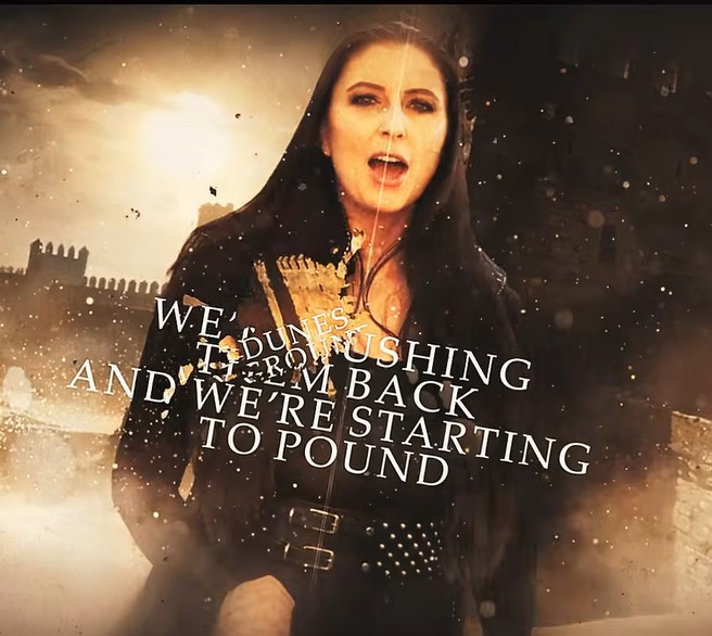 Du betrachtest gerade BLOODBOUND ft. Brittney Slayes – `The Nine Crusades´ Video der Power Metaller