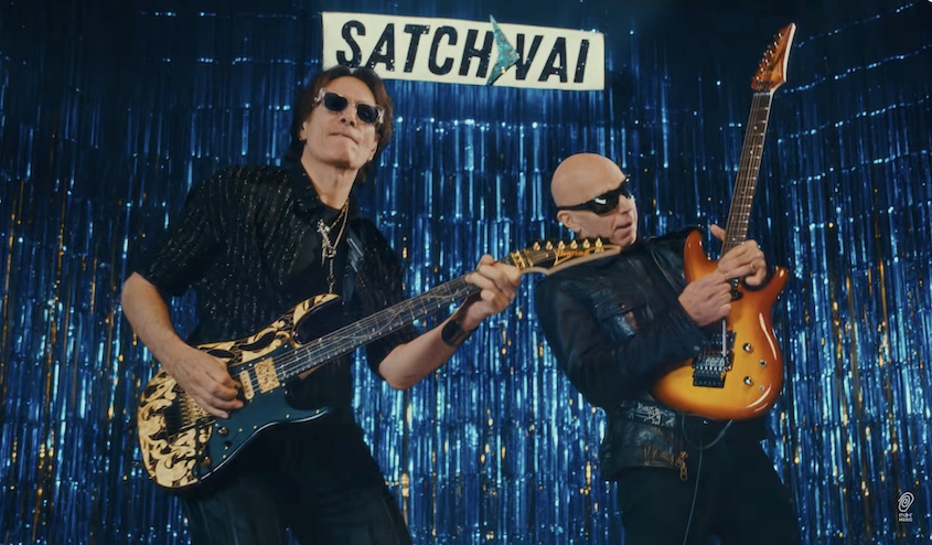 Du betrachtest gerade SATCHVAI – Joe Satriani & Steve Vai teilen Video zu neuer `Dancing` Single