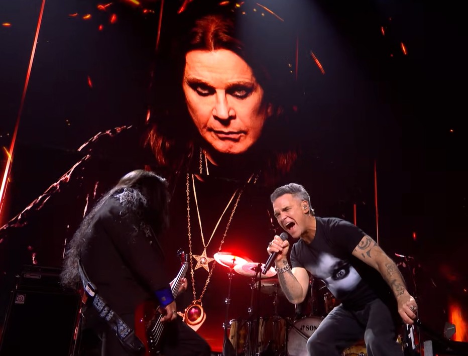 Du betrachtest gerade OZZY OSBOURNE – Robbie Williams mit `No More Tears´ Tribute bei den Brit Awards 2026