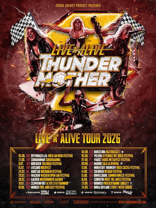 Mehr über den Artikel erfahren THUNDERMOTHER  – “Live`N´Alive“ Sommer Shows 2026