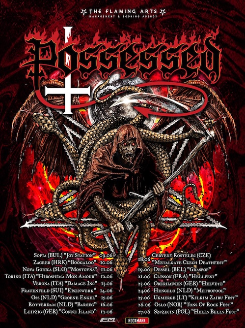 Du betrachtest gerade POSSESSED – Im Juni auf European Tour