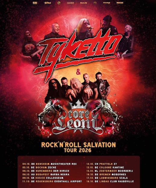 Mehr über den Artikel erfahren BLACK STAR RIDERS canceln “Rock n Roll Salvation Tour”  – TYKETTO stattdessen mit CORELEONI