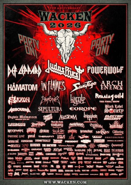 WACKEN Open Air 2026 - 50 Neue Bands bestätigt; Lacuna Coil, Alcest ...