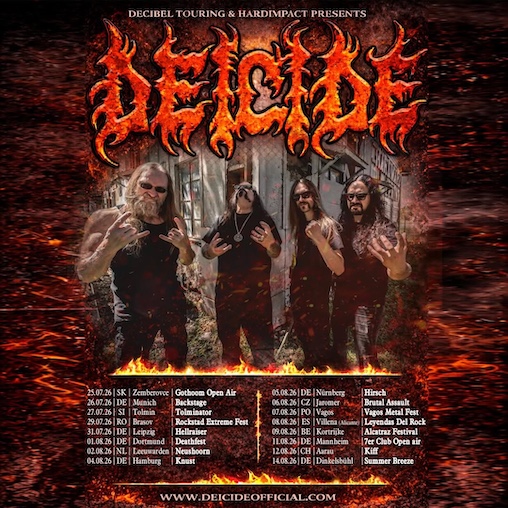 Mehr über den Artikel erfahren DEICIDE – Club & Festival Tour im Sommer