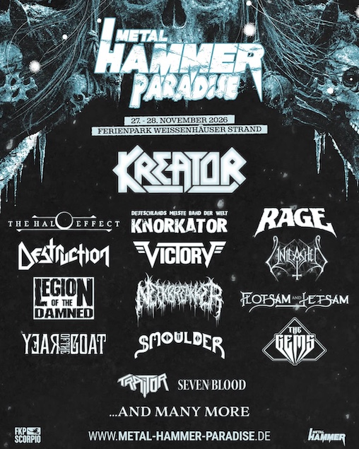 Du betrachtest gerade METAL HAMMER PARADISE – Line-Up für 2026 bekannt gegeben: KREATOR, THE HALO EFFECT, KNORKATOR, RAGE u.v.m.