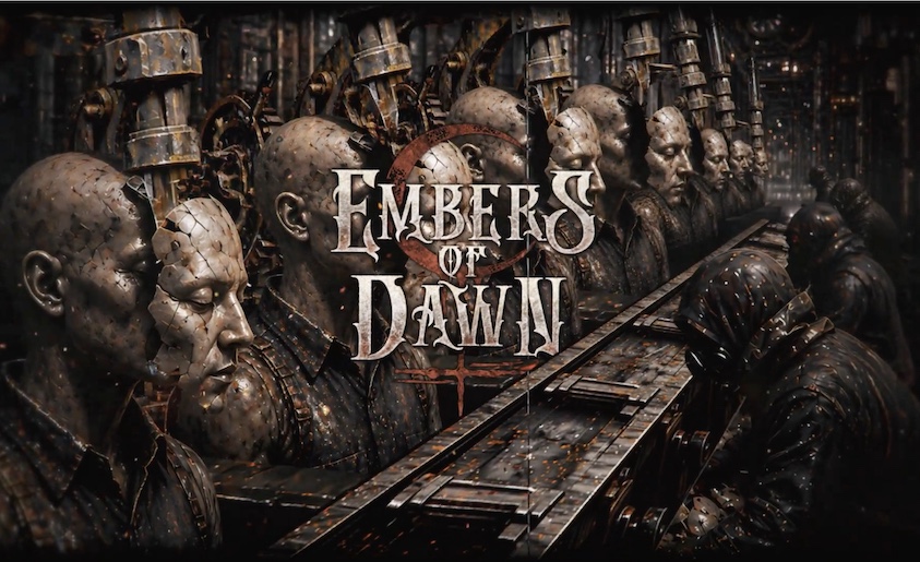 Du betrachtest gerade EMBERS OF DAWN  ft. Adrian Erlandsson – Industrial Metal Outfit streamt `Age Of Corrosion`