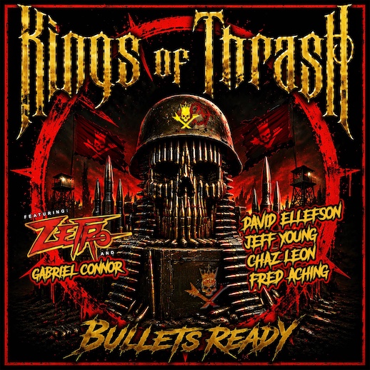 Du betrachtest gerade KINGS OF THRASH ft. Gabriel Connor  & Steve “Zetro” Souza  – Video zum neuem Song `Bullets Ready`