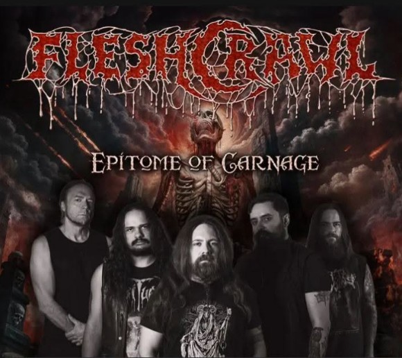 Du betrachtest gerade FLESHCRAWL – `Chapel Of Guts´ Video zum Albumrelease