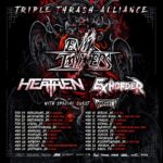 EVIL INVADERS, HEATHEN, EXHORDER – „Triple Thrash Alliance“ Tour kommt 2027