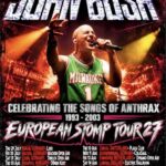 JOHN BUSH – Mit ANTHRAX Songs auf “European Stomp Tour 27“
