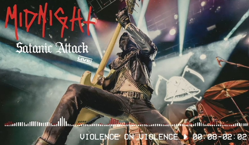 Du betrachtest gerade MIDNIGHT – `Violence on Violence´ Video vom kommenden Live-Album
